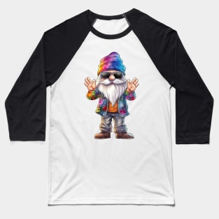 Hippie Gnome #7 Baseball T-Shirt